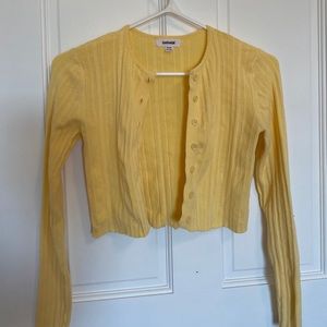 xs cropped cardigan from Garage
